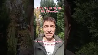 Неблагоприятные дни ноября! Смотрите видео!
