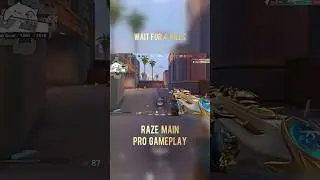 4 Kills Raze Main Gameplay #shorts #valorant #trending