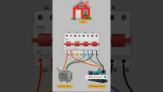 How to Connect MCB Type Manual Changeover Switch for Power Supply