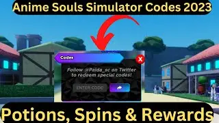 Anime Souls Simulator Codes 2023 - Anime Souls Simulator Codes February  2023 Free Potions & Spins