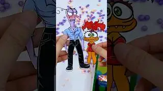 [👾paper diy👾] Rescue Anxiety X Fear Bride Pregnant | Making Inside Out 2 Paper Play DIY #insideout2