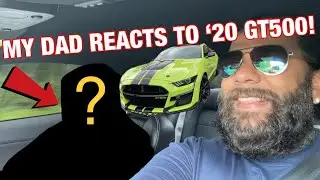 “Will he Smile” Strict DAD REACTS to my 2020 GT500!