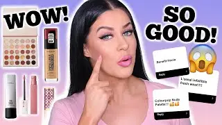 FULL FACE TESTING YOUR MAKEUP FAVORITES & RECOMMENDATIONS!!