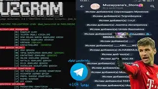 👥UZGRAM  DASTURI BILAN TELEGRAM KANAL-GURUHLARNI RIVOJLANZ S8Z HAM O'RGANING 👍🤔
