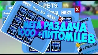 СТРИМ РОБЛОКС 🔴 РАЗДАЧА 1000 ШТУК ТОПОВЫХ  НОВЫХ ПИТОМЦЕВ  В Ninja Legend ЗАХОДИТЕ🔴