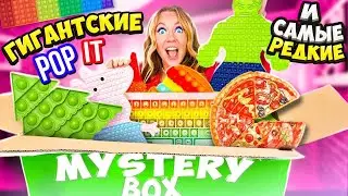 САМЫЕ ГИГАНТСКИЕ и РЕДКИЕ ПОП ИТ В Мире ИЗ МИСТЕРИ БОКС! самый дорогой MYSTERY BOX POP IT челлендж