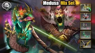 Dota 2 Medusa Best Mix Set Immortal Fate + Daughters ( Hydrophiinae) + Memories of the Vow Eternal