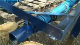 Homemade spring harrow for garlic and more. Dimensions, tests.