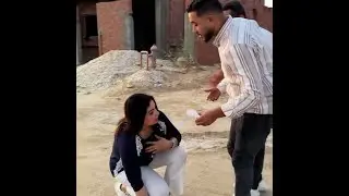 بنت جميله شوف عملت اى مع شاب فى الشارع