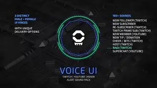 Voice UI Pack - Stream Alert Sound Design