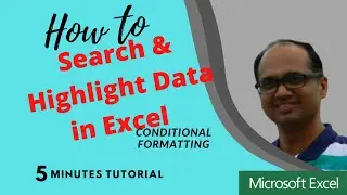 How to search and Highlight Cells in Excel using Conditional Formatting