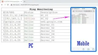 Ping & Monitoring from Anywhere | PHP