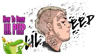how to draw lil peep step by step