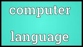 Computer language Meaning