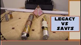 Legacy Lightsaber VS Savi's Lightsaber!