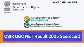 CSIR UGC NET Result 2025 CutOff/CSIR NET Result 2025/CSIR NET Result Date/CSIR NET Result Update