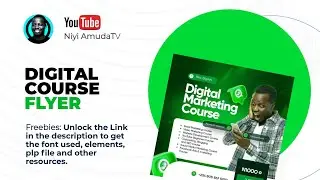 Digital Marketing Course Flyer Design in Pixellab