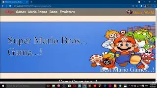 Create Complete Website(Game Wesite..) use HTML , CSS AND PHP....