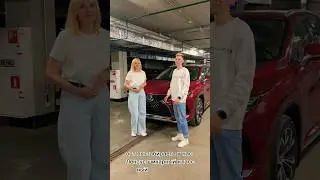 Счастливый обладатель LEXUS RX300 Оксана и отправляется в Рязань 