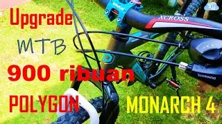 Upgrade Polygon Monarch 4 Jadi Kelihatan MTB Mahal, Harga No Sensor !!!