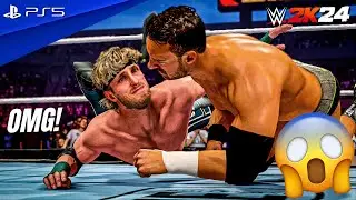 WWE 2K24 - LA Knight vs. Logan Paul (c) - US Championship Match at SummerSlam 2024 | PS5™ [4K60]