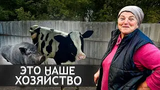 СЫН СОБИРАЕТ ТРАКТОРА , А МЫ ХОЗЯЙСТВОМ ЗАНИМАЕМСЯ.  Орловская обл. Свердловский р.н; д.Богородицкое