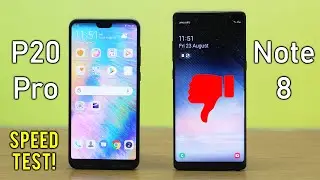 Huawei P20 Pro vs Samsung Galaxy Note 8 Speed Test! Flagship vs Flagship🔥