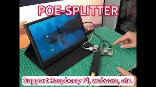 Industrial Gigabit PoE Splitter Options Type-C/DC/Micro For Raspberry Pi/WebCamera/WirelessAP