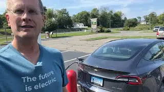 Short review of the Rocky Hill Connecticut V3 Tesla Supercharger, just opened on Sep. 9 2022!