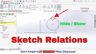 How to Enable Sketch Relations in SolidWorks