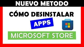 ✅ Cómo DESINSTALAR APLICACIONES de la TIENDA de WINDOWS 11 / 10 (MICROSOFT STORE) FÁCIL y RÁPIDO