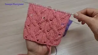 Узор для свитера,шапки.... спицами.