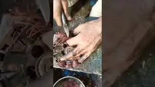 how to remove motor copper coil 