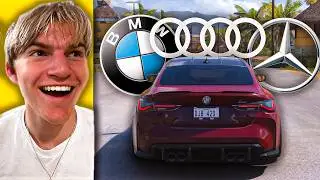 BMW M4 G82 VS AUDI R8 VS MERCEDES C63 IN FORZA HORIZON (EURO BATTLE!)