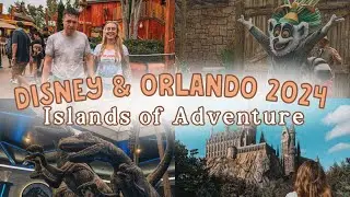 DISNEY WORLD & FLORIDA VLOGS 2024 ✨ - Day 9 | Islands of Adventure | Velocicoaster | Hagrid's