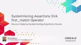 SystemVerilog Assertions SVA first match Operator