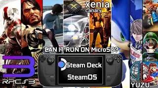 RPCS3 - Xenia Canary - Yuzu Emulators on Steam Deck | SteamOS