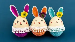How to make an Easter Bunny | DIY Easter Egg | Easter Decor