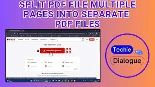 How to Split PDF File Multiple Pages into Separate PDF Files