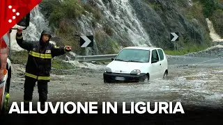 Alluvione tra Cogoleto, Varazze e Celle Ligure: allagamenti tra la provincia di Genova e Savona