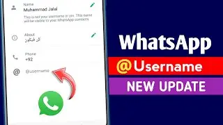 WhatsApp username update || WhatsApp new update || Username on whatsapp update 2023