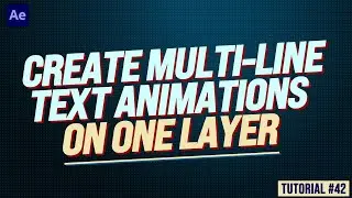 Adobe After Effects Text Animation Tutorial