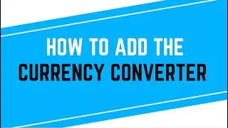 Add currency converter