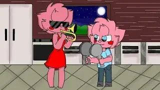 When mama isn’t home meme (piggy)
