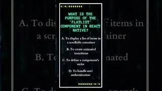 📋 Unveiling the Power of the 'FlatList' Component in React Native