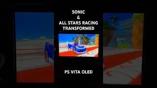 Sonic & All-Stars Racing Transformed on PS VITA OLED #shorts #gameplay #psv #handheld #gamingconsole