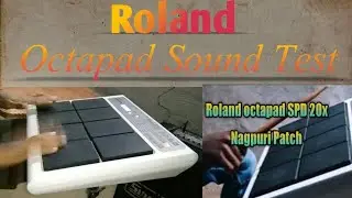 Roland Octapad Sound Test || Roland SPD 20x Octapad || Musical Instruments