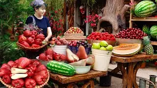 Harvesting ROI Fruit Goes to market sell - Animals Care | New Free Bushcraft