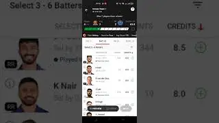 RR VS KOL DREAM11 #shorts #ipl