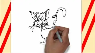 HOW TO DRAW A CUTE BABY KITTEN